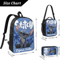 Axyaa Lilo Stitch 2025 Backpack Set with Lunch Box for Kids