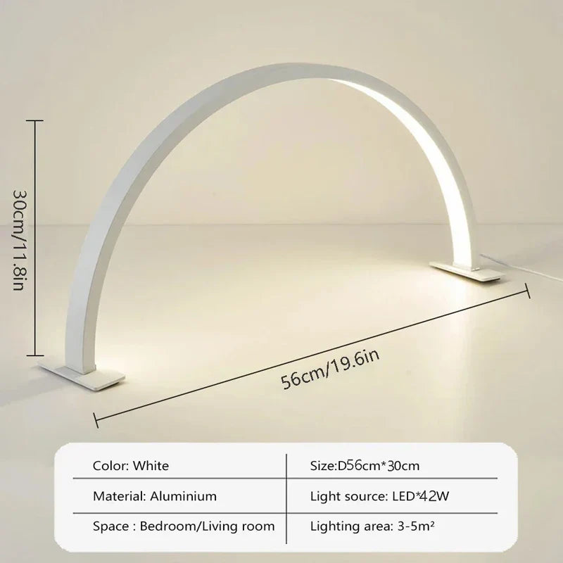 Axyaa U-shaped Half Moon Nail LED Light for Beauty Fill in Cold Light
