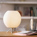 Japanese Silk Floor Lamp by Axyaa - Elegant Zen-style Fabric Lamp for Home, Hotel, Study