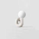 Axyaa Glass Spherical Table Lamp: Modern Minimalist Art Decoration for Hotel, Bedroom, Living Room