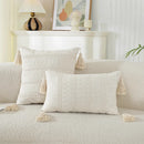 Axyaa Geometric Boho Cotton Cushion Cover for Home Decor