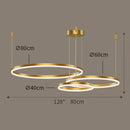 Axyaa Rings Pendant Light for Nordic Home Dining Room Decor & Indoor Lighting