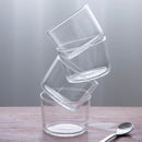 Axya Clear Glass Dessert Cup Set, Heat Resistant Mousse Ice Cream Bowl