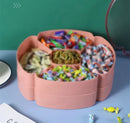 Axyaa Fruit Tray Candy Box Dried Fruit Melon Seed Snack Storage Tray