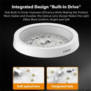 Axyaa Ultra-thin LED Round Ceiling Light, CCT Button Dimming, 3 Colors for Kitchen, Bedroom & Bathroom