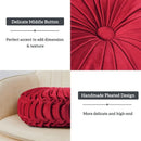 Axyaa Velvet Pumpkin Throw Pillow 38cm - Home Decor, Seat Cushion, Waist Pillow