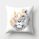 Axyaa Lion Tiger Head Pillowcase for Home Decor - Soft and Stylish Animal Cushion Cover
