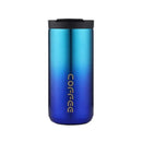Axyaa Insulated Stainless Steel Coffee Mug with Lid for Travel and Cafe - 400ml