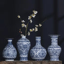 Blue & White Porcelain Vase Axyaa Classic Chinese Ornaments for Home Decor