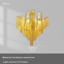 Axyaa Elegant Tassel Chain Ceiling Chandelier - Dimmable E14 Base