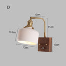 Nordic Copper Bedroom Wall Light by Axyaa: Adjustable LED, Zipper Switch, E27 Bulb
