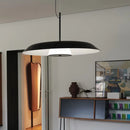 Axyaa Minimalist Round LED Pendant Light for Home Decor & Restaurant