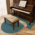 Axyaa Piano Insulation Mat Set Solid Color Irregular Creative Rug Easy Care Rugs
