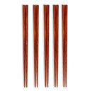 Axyaa Wooden Chopsticks, Natural Wood, Reusable, Eco-Friendly, 22cm, Set of 2/5 Pairs