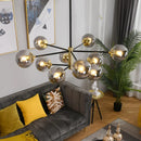 Axya Modern Luxury Glass Ball Chandelier Lighting for Home and Hotel Decor