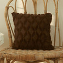 Axyaa Diamond Lattice Plush Cushion Cover: Soft, Stylish Sofa Decor Pillowcase
