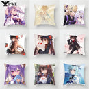 Axyaa Hu Tao Square Cushion Pillow - Cosplay Anime Pillowcase Gift