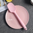 Silicone Cake Scraper Set by Axyaa: Non-Stick Spatula Mixer & Brush Baking Tools