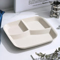 Axyaa Food Grade Plastic Dinner Plate Multipurpose Storage Tray Heat-resistant Dishes