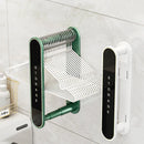 Axyaa Wall Mounted Clothes Hanger Organizer - Retractable Bathroom Balcony Storage Rack