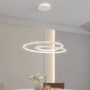 Axyaa Modern LED Ring Chandelier for Indoor Lighting Decor