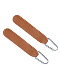 Axyaa Silvery D Shape Pu Leather Hook - Adjustable, Strong Bearing