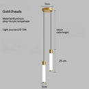 LED Cylinder Spotlight Pendant for Bedroom Living Room Chandelier Decoration by Axyaa