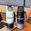 Axyaa 670ml Gradient Stainless Steel Thermal Water Bottle for Hot and Cold Drinks