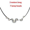 Axyaa Leather Belt Ceiling Chandelier - Modern LED Design - Home Decor Fixture