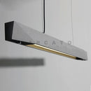 Axyaa Modern Luxury Linear Chandelier for Dining Room Office Bar Table