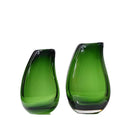 Axyaa Green Flower Arrangement Vase - Elegant Living Room Dining Table Decor