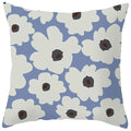 Axyaa Abstract Geometric Pillowcase in Nordic Blue Purple - Peach Skin Fabric