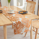 Axyaa Elegant Leaf Table Runner for Home Dining and Coffee Table Decor