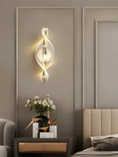Axyaa Gold/Black Modern LED Wall Sconce for Hallways, Bedrooms & Home Decor