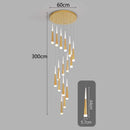 Axyaa Modern LED Pendant Chandeliers for Living Room Staircase Hanging Light