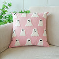 Axyaa Halloween Ghost Pillowcase 45x45cm - Canvas Sofa Decor Cover