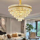 Crystal Living Room Chandelier by Axyaa | Luxury Pendant Light for Dining Room & Ceiling