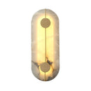 Axyaa Copper Marble Wall Lamp: Postmodern Designer LED Lighting for Bedroom & Aisle