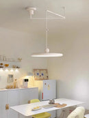 Axyaa French Style Dining Pendant Light: Adjustable, Rotatable Swing Arm Lamp for Dining, Bar & Island