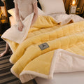 Axyaa Winter Velvet Blanket | Cozy & Weighted | Single/Double Bed Size