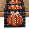 Thanksgiving Buffalo Table Runner by Axyaa: Kitchen Holiday Party Decor & Dining Table Cloth