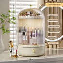 Axyaa 360° Rotating Makeup Organizer Large Capacity Cosmetics Storage Vanity Shelf
