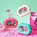Axyaa Kids Stainless Steel Bento Lunch Box for School Girls & Children