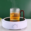 Axyaa Ripple Glass Mug - Colorful Heat-Resistant Milk Tea Coffee Cup