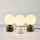 Axyaa Nordic Marble Table Lamp - Modern Glass Light for Living Room and Bedroom