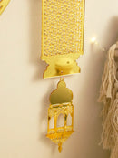 Gold Ramadan Mesh Star & Moon Hanging Ornaments by Axyaa - Eid Mubarak Muslim Decor