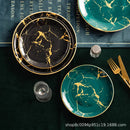 Axyaa Marble Plate Set for Western Cuisine Dining and Events