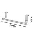 Axyaa Stainless Steel Towel Rack Wall Mounted Bathroom Kitchen Organizer Shelf