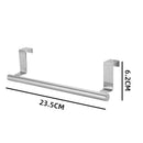 Axyaa Stainless Steel Towel Rack Wall Mounted Bathroom Kitchen Organizer Shelf