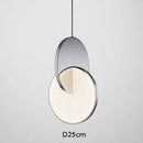 Axyaa Modern Gold Ring Pendant Light with LED Nordic Design